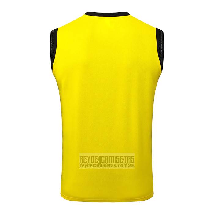 Camiseta De Futbol de Entrenamiento Borussia Dortmund Sin Mangas 2025-2026 Amarillo